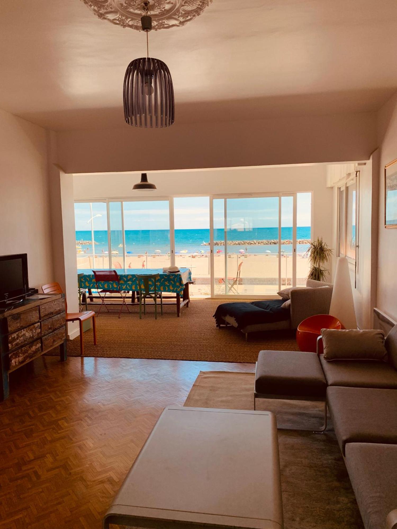 Bel appart vue mer Valras-Plage Exterior foto